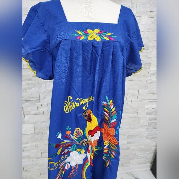 Pretty handmade super comfortable dress S/M/L - Picture 2 of 5